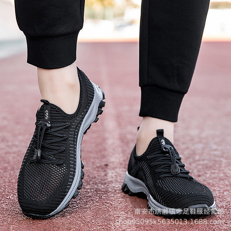 Damen Sportliche Schnürsneaker mit atmungsaktiver Struktur EB