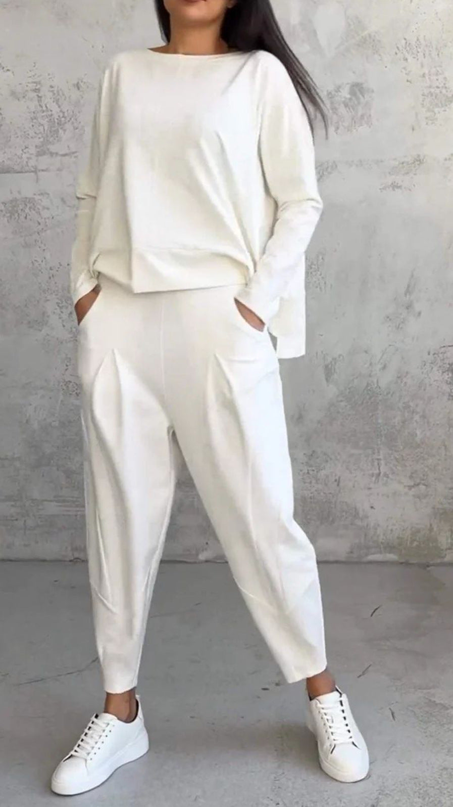 Damen Stilvolles und bequemes Lounge-Set mit weitem Schnitt EB