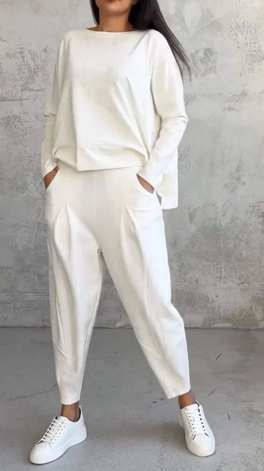 Damen Stilvolles und bequemes Lounge-Set mit weitem Schnitt EB
