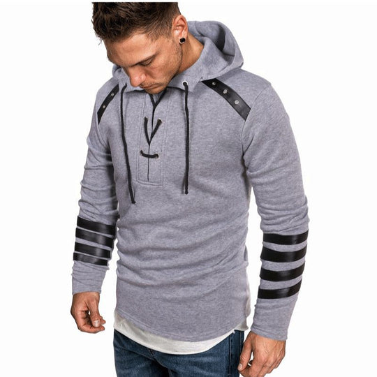 Herren lässiger Hoodie mit akzenten EB