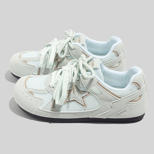 Damen Sportliche Sneakers mit atmungsaktivem Mesh-Obermaterial und flexibler Sohle EB