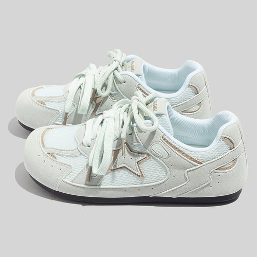 Damen Sportliche Sneakers mit atmungsaktivem Mesh-Obermaterial und flexibler Sohle EB