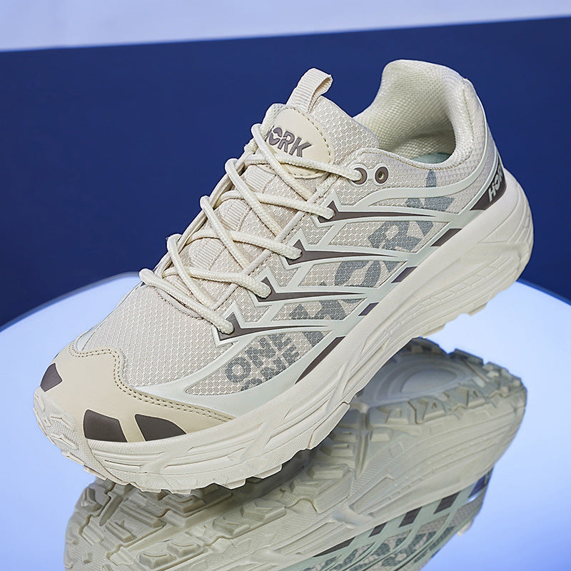 Herren technische Trailrunning-Sneaker mit stoßdämpfender Hohlkern-Zwischensohle verstärkter Zehenkappe und griffiger Offroad-Profilsohle EB