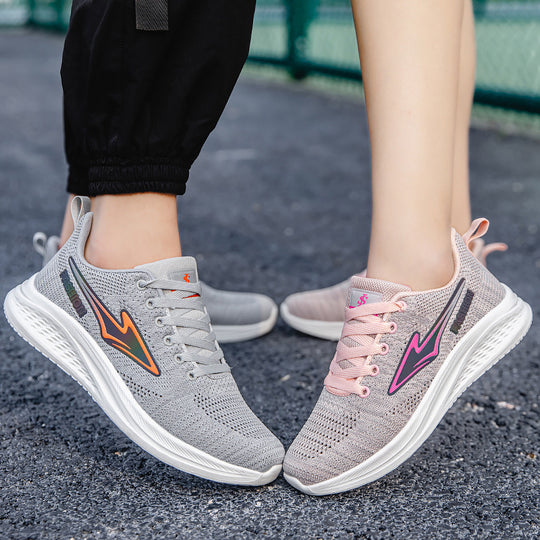 Damen Atmungsaktive Laufschuhe mit rutschfester Laufsohle und flexibler Dämpfungstechnologie EB