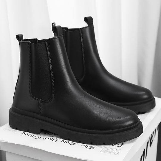 Damen Elegante Chelsea-Stiefel mit robustem Gummizug und rutschfester Sohle EB