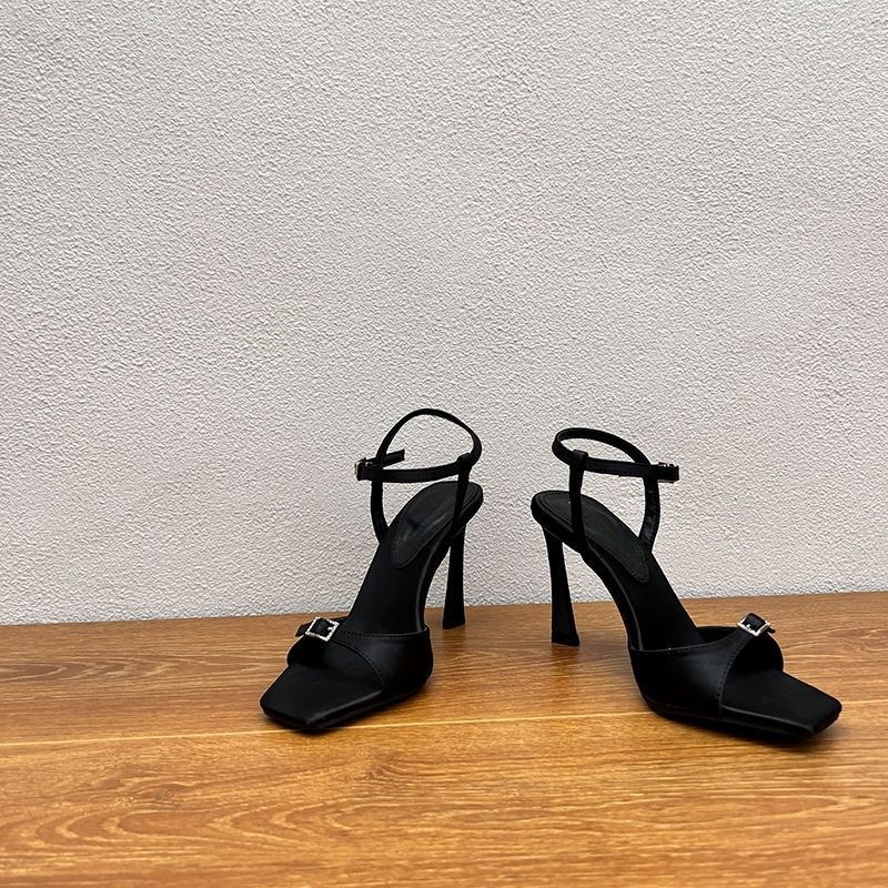 Damen elegante Slingback High Heels mit verstellbarem Riemendesign EB