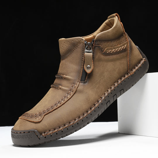 Herren modische Stiefel mit praktischem Reißverschluss EB