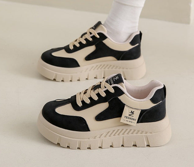 Damen Chunky Sneakers mit komfortabler dämpfender Sohle und atmungsaktiver Oberstruktur EB