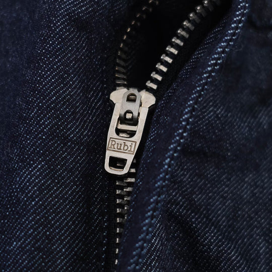 Damen Denimrock mit floraler Spitzenverzierung und fransigem Saum EB