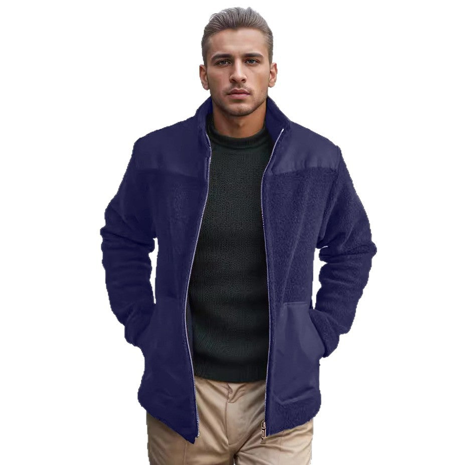 Herren kuschelige und elegante Fleecejacke EB