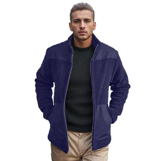 Herren kuschelige und elegante Fleecejacke EB