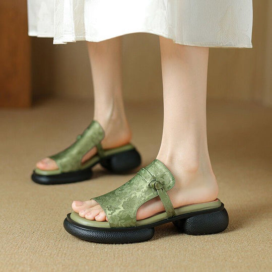 Damen Komfortable und stilvolle Sandalen mit anatomisch geformtem Fußbett EB