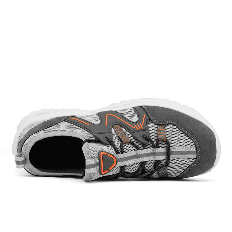 Damen Sportliche Leichtgewicht Sneakers mit atmungsaktiver Oberflächenstruktur EB