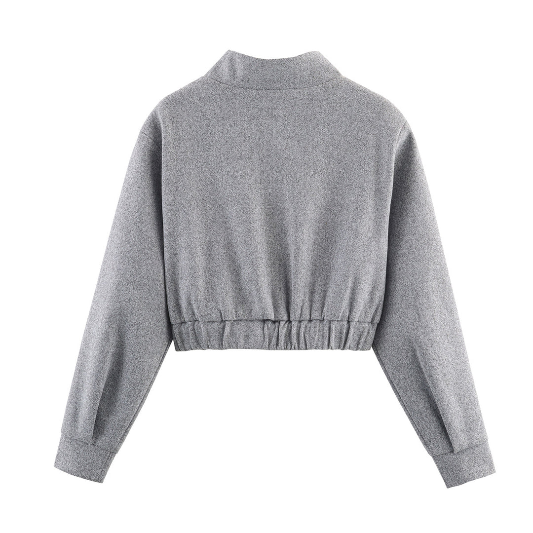 Damen cropped Wolljacke EB