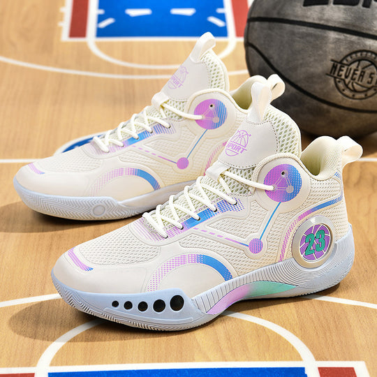 Damen Basketball-Sneaker mit hohem Schaft und rutschfester Sohle EB