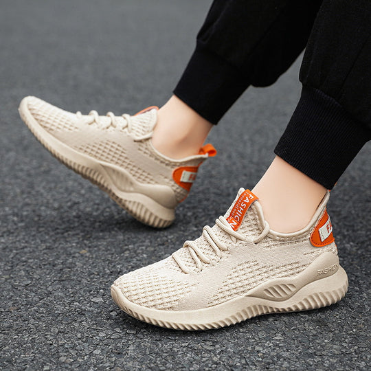 Damen Atmungsaktive Sport-Sneaker mit flexiblem Obermaterial und pflegeleichter Sohle EB