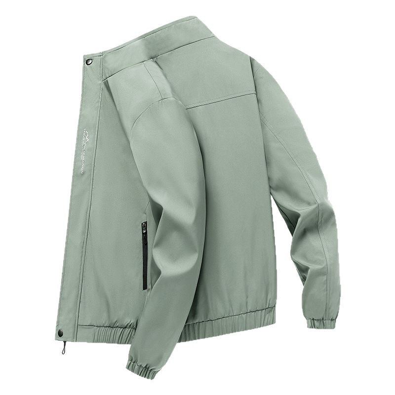 Herren leichter urbaner Softshell-Blouson mit winddichter Membran und verdecktem Reißverschluss EB