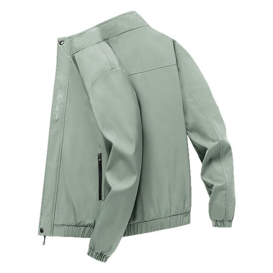 Herren leichter urbaner Softshell-Blouson mit winddichter Membran und verdecktem Reißverschluss EB