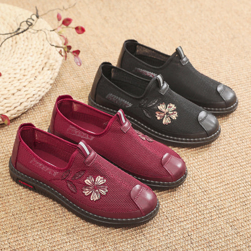 Damen Atmungsaktive Freizeitschuhe mit floralem Design EB