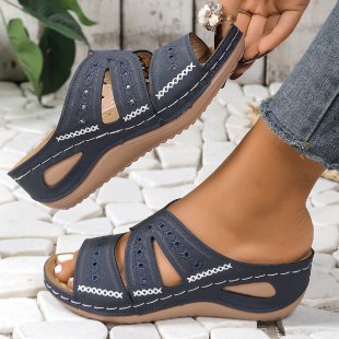 Damen Bequeme Clogs mit modischer Schnittführung EB