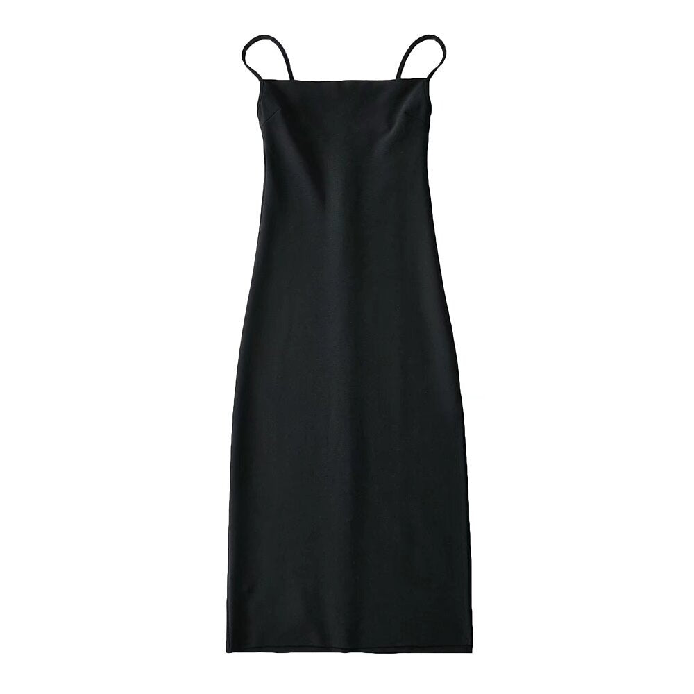 Damen langes Abendkleid mit elegantem Schlitz EB