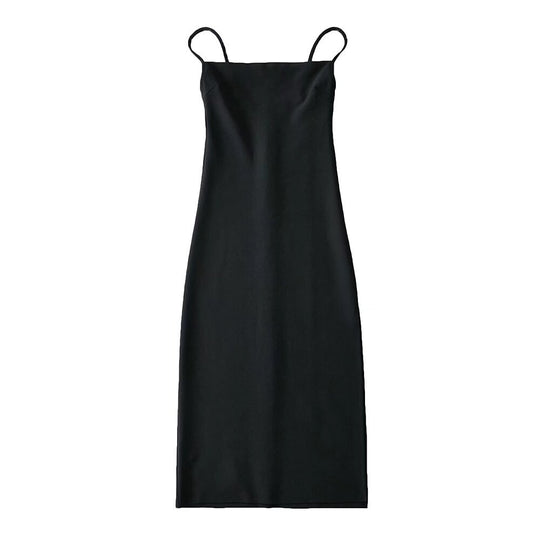 Damen langes Abendkleid mit elegantem Schlitz EB