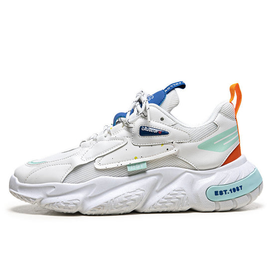 Damen Sportliche Trend-Sneaker mit atmungsaktiver Mesh-Oberfläche und starker Dämpfung EB