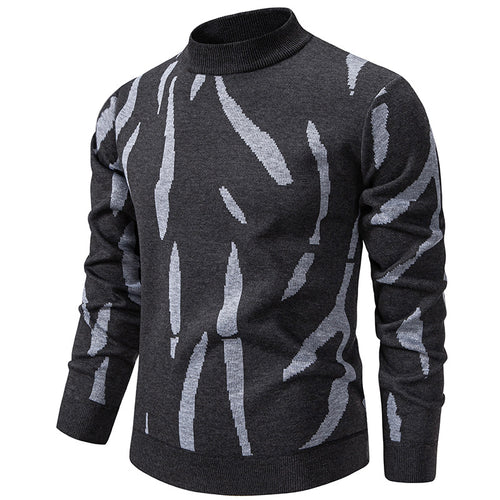 Herren modischer Pullover mit grafischem Muster EB