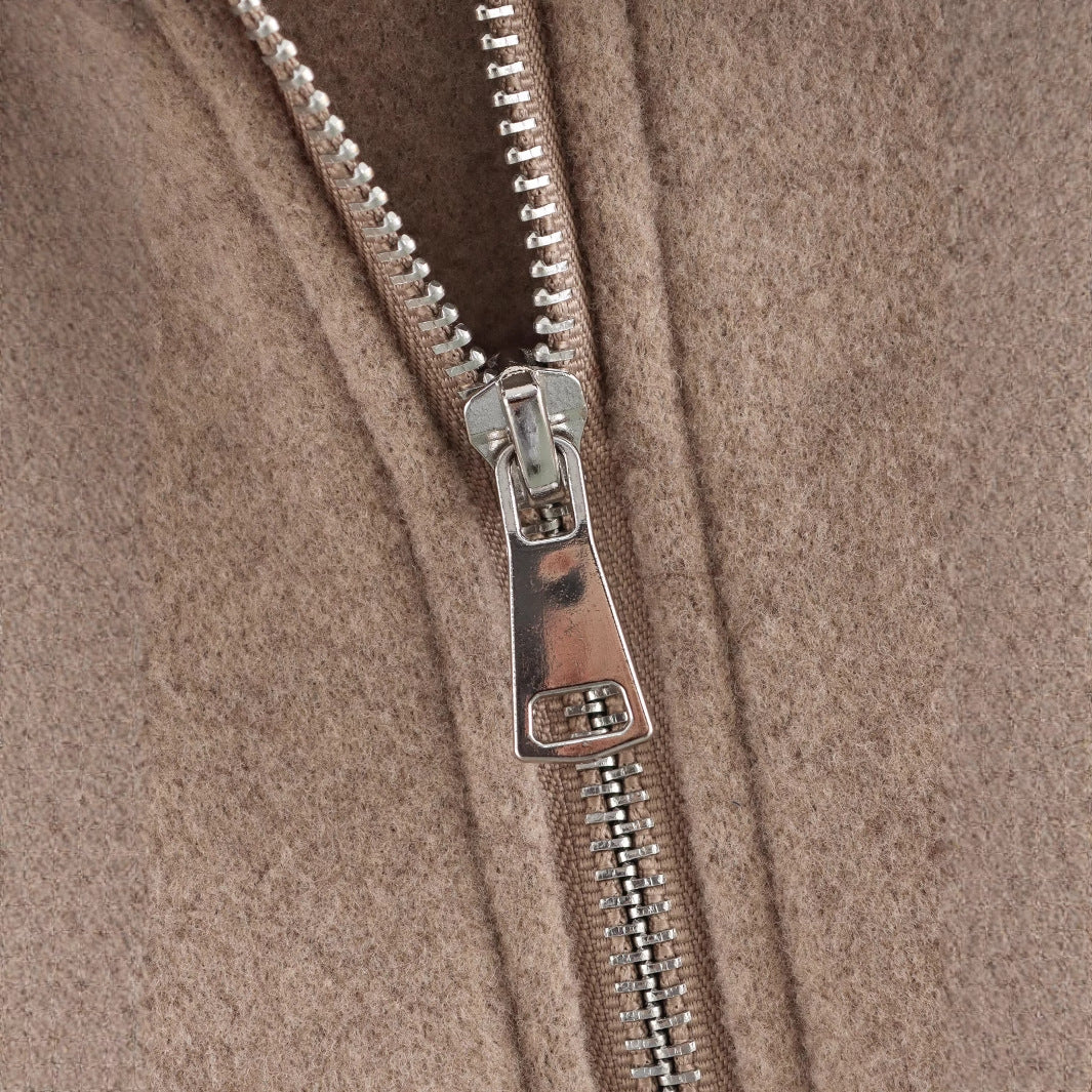 Damen warme Übergangsjacke mit modernem Revers EB