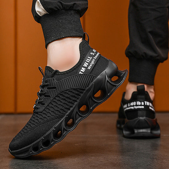 Unisex Performance-Sneaker mit innovativer gelochter Luftsohle und gestricktem Obermaterial EB