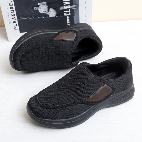 Damen Atmungsaktive Slip-On Sneakers mit elastischem Einstieg EB