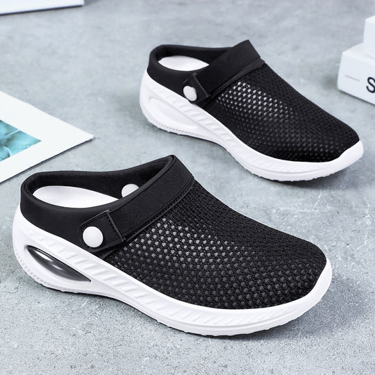 Damen Atmungsaktive Clogs mit flexiblem Design EB