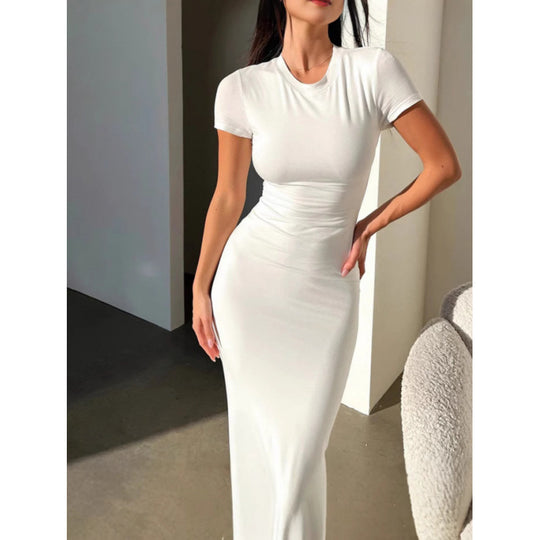 Damen lässiges Skirt- und T-Shirt-Set mit bequemer Passform Heidi Mode