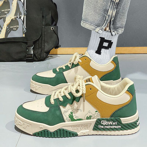 Herren Trendige Sneakers im Urban-Style mit außergewöhnlichem Design und komfortabler Sohle EB