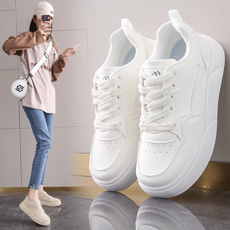 Damen Trendige Plattform-Sneaker mit bequemer Dämpfung und modischem Design EB