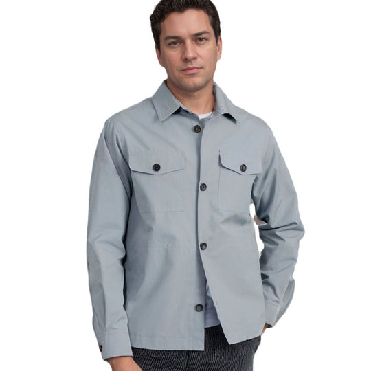 Herren modische leichtgewichtige Chore-Jacke mit praktischen Taschen EB