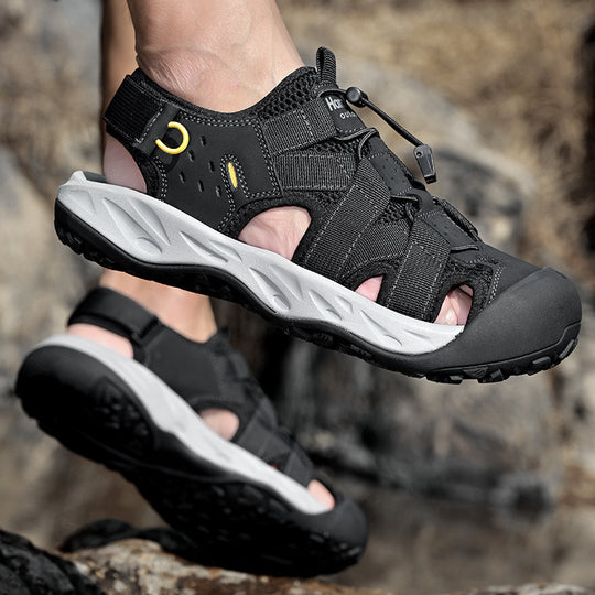 Damen Outdoor-Sandalen mit verstellbarem Riemen und rutschfester Sohle EB