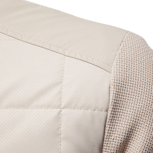 Herren Steppjacke mit sportlichen Details und praktischem Reißverschluss EB