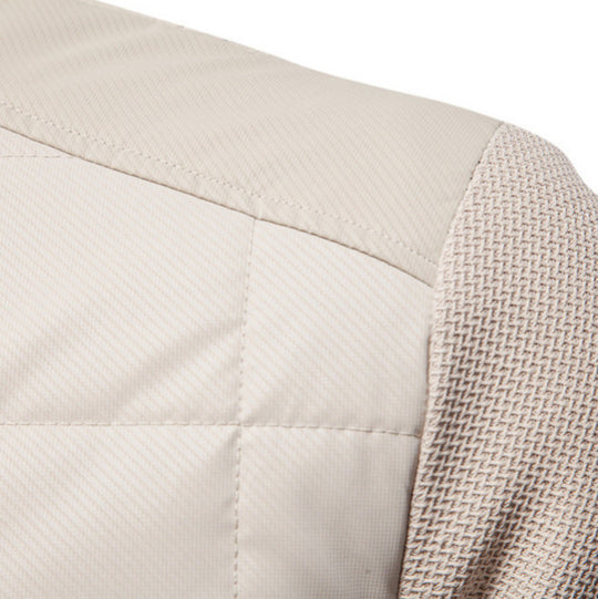 Herren Steppjacke mit sportlichen Details und praktischem Reißverschluss EB