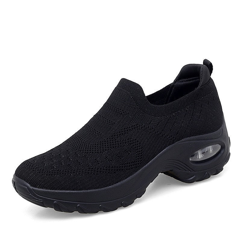Damen Atmungsaktive Slip-On Laufschuhe mit Luftpolstertechnologie EB