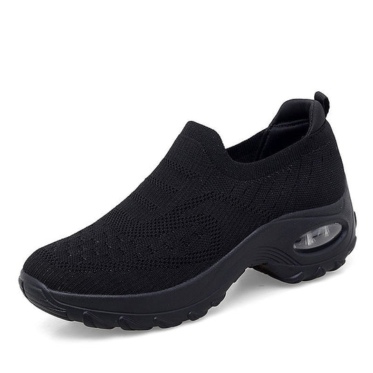 Damen Atmungsaktive Slip-On Laufschuhe mit Luftpolstertechnologie EB