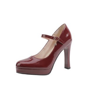 Damen High Heel Pumps mit modischem Riemchen-Design EB