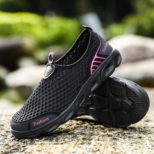 Damen Atmungsaktive Freizeitschuhe mit flexiblem Mesh-Obermaterial EB
