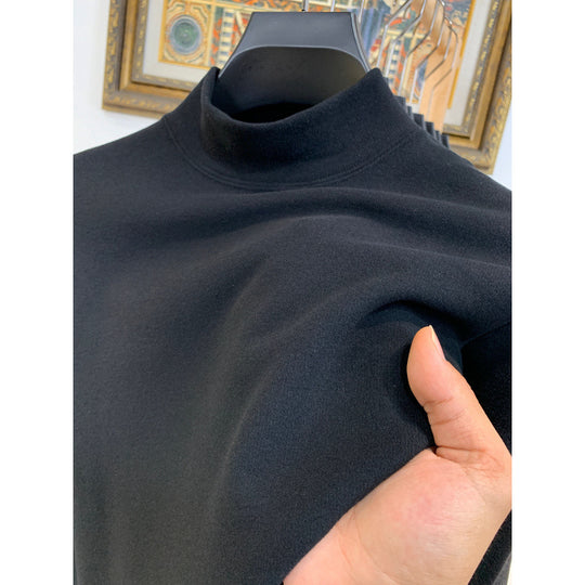 Damen Stehkragen Pullover aus weicher Baumwollmischung EB
