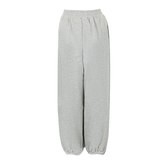 Damen bequeme Sweatpants mit elastischem Bund und legerem Schnitt EB