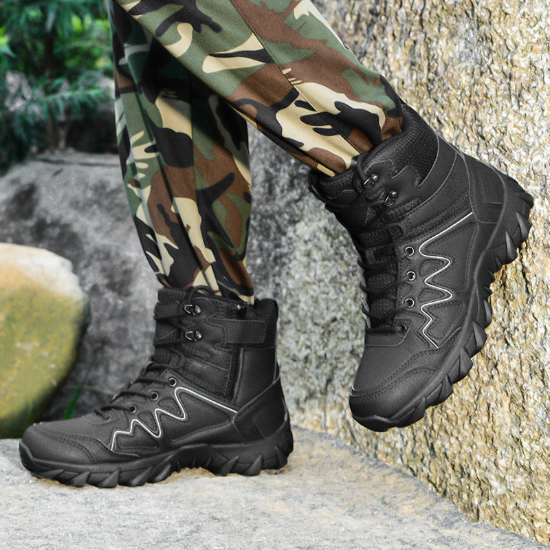 Herren multifunktionale Freizeitstiefel mit hohem Knöchelschutz und rutschfester Sohle EB