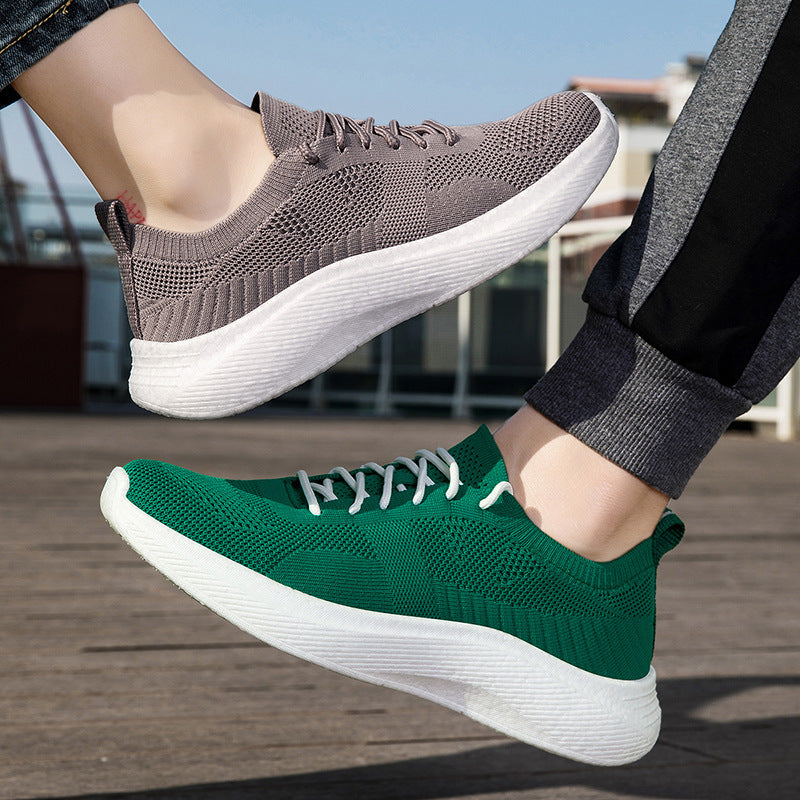 Unisex nan leichter Strick-Sneaker mit anatomischer Zehenbox, gepolsterter Fersenführung und stoßabsorbierender Leichtsohle EB