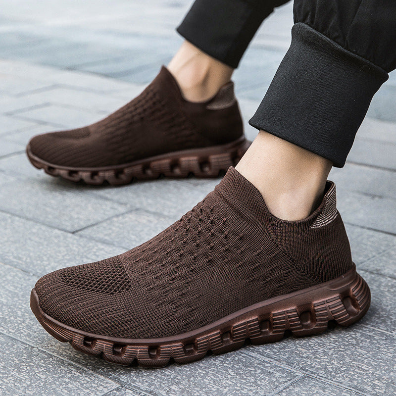 Damen Atmungsaktive Slip-On Sneakers mit dämpfender Sohle EB
