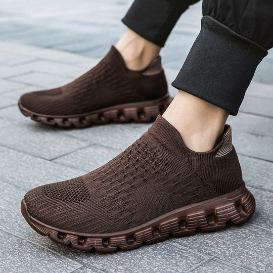 Damen Atmungsaktive Slip-On Sneakers mit dämpfender Sohle EB