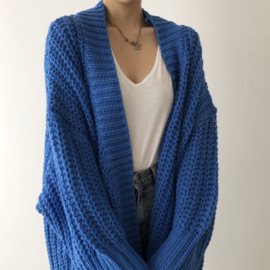 Damen Strickjacke mit offenem Schnitt und lässigen Details EB